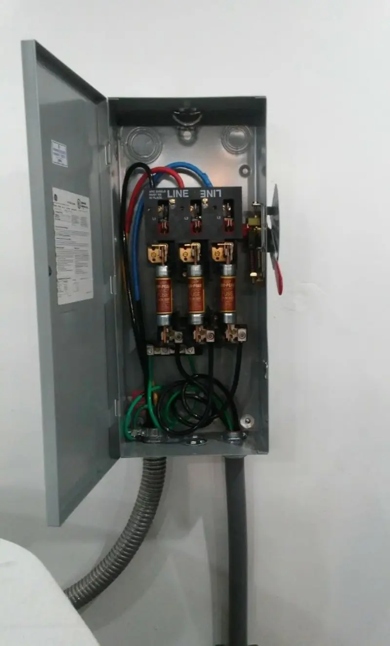 Three-phase disconnect switch installed for Electrical Wiring & Rewiring in Port Angeles